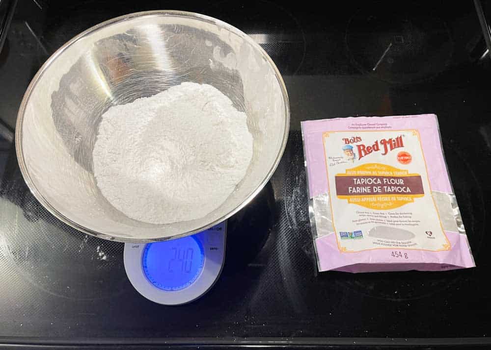 Tapioca flour for gluten free flour mix